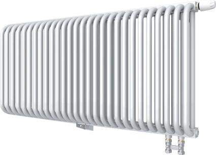Радиатор стальной KZTO PC 2-500-28 1/2 28 секций, нижнее правое подключение