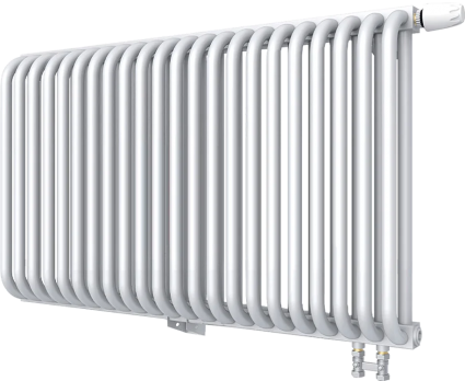 Радиатор стальной KZTO PC 2-500-22 1/2 22 секции, нижнее правое подключение
