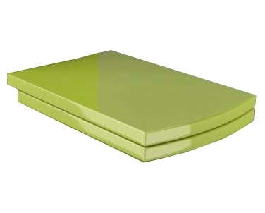 Крышка-сиденье Arcus 050 light green с микролифтом, петли хром