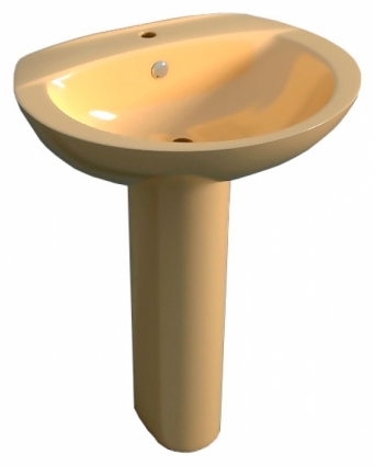Раковина Arcus 6002 ivory с пьедесталом