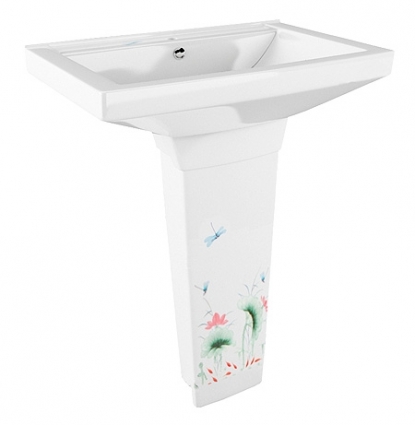 Раковина Arcus 330 white LG с пьедесталом