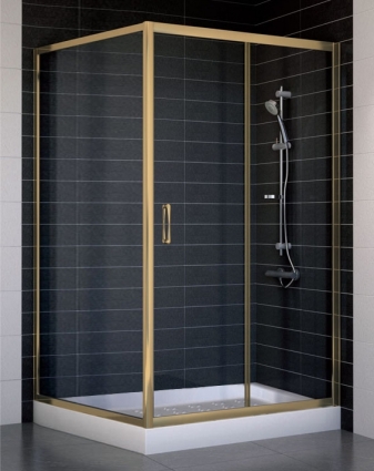 Душевой уголок Vegas Glass ZP+ZPV 110*100 05 01 стекло прозрачное, 110x100