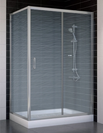 Душевой уголок Vegas Glass ZP+ZPV 120*70 07 02 стекло шиншилла, 120x70