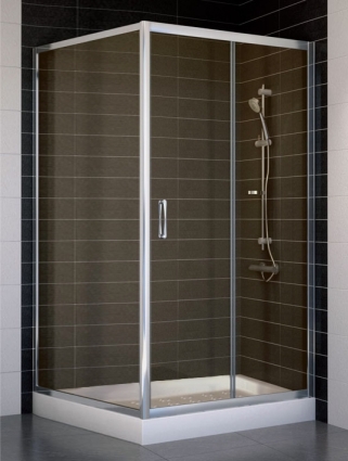 Душевой уголок Vegas Glass ZP+ZPV 100*100 08 05 стекло бронза, 100x100