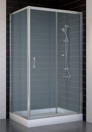 Душевой уголок Vegas Glass ZP+ZPV 100*70 07 10 стекло сатин, 100x70