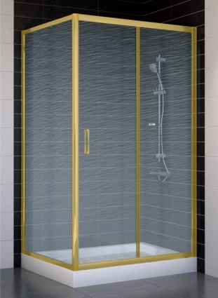 Душевой уголок Vegas Glass ZP+ZPV 100*90 09 02 стекло шиншилла, 100x90