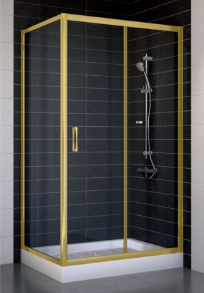 Душевой уголок Vegas Glass ZP+ZPV 100*70 09 01 стекло прозрачное, 100x70