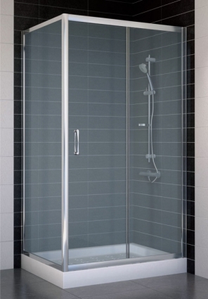 Душевой уголок Vegas Glass ZP+ZPV 100*70 08 10 стекло сатин, 100x70