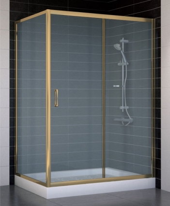 Душевой уголок Vegas Glass ZP+ZPV 130*80 05 10 стекло сатин, 130x80
