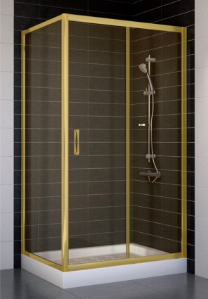 Душевой уголок Vegas Glass ZP+ZPV 100*70 09 05 стекло бронза, 100x70