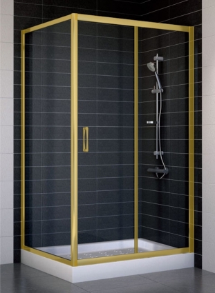 Душевой уголок Vegas Glass ZP+ZPV 100*90 09 01 стекло прозрачное, 100x90