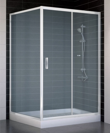 Душевой уголок Vegas Glass ZP+ZPV 120*100 01 10 стекло сатин, 120x100