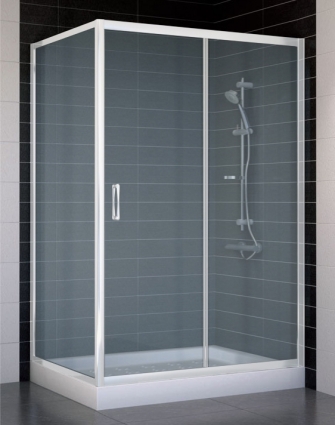 Душевой уголок Vegas Glass ZP+ZPV 120*80 01 10 стекло сатин, 120x80