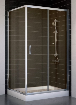 Душевой уголок Vegas Glass ZP+ZPV 100*90 08 05 стекло бронза, 100x90