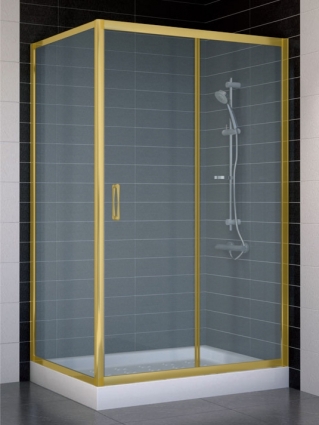 Душевой уголок Vegas Glass ZP+ZPV 110*80 09 10 стекло сатин, 110x80
