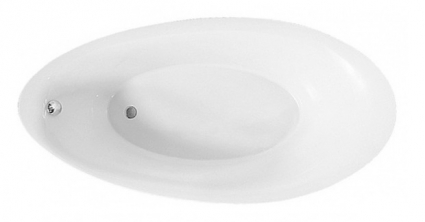 Акриловая ванна Villeroy & Boch Aveo new generation 190х95 alpin, бесшовная