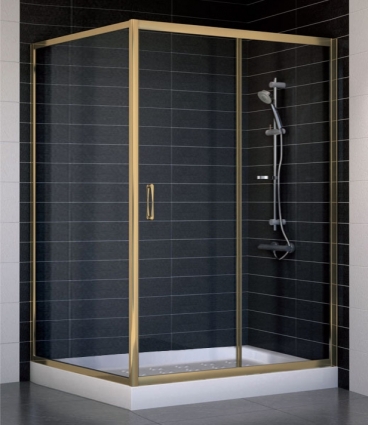 Душевой уголок Vegas Glass ZP+ZPV 130*100 05 01 стекло прозрачное, 130x100