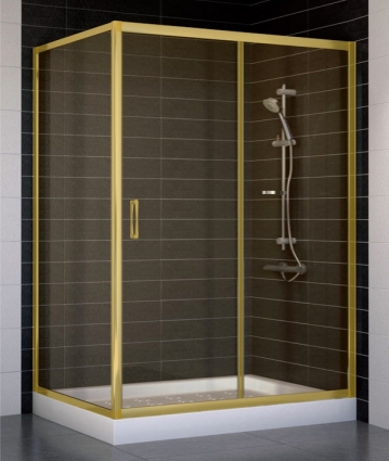 Душевой уголок Vegas Glass ZP+ZPV 130*90 09 05 стекло бронза, 130x90