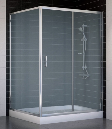 Душевой уголок Vegas Glass ZP+ZPV 130*100 08 10 стекло сатин, 130x100