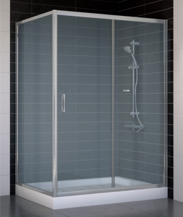 Душевой уголок Vegas Glass ZP+ZPV 130*90 07 10 стекло сатин, 130x90