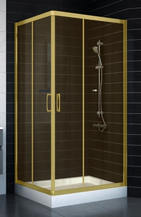 Душевой уголок Vegas Glass ZA 0090 09 05 стекло бронза, 90x90