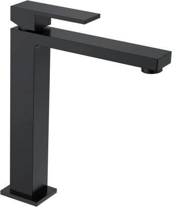 Смеситель для раковины Boheme Qubic 472-B matt black