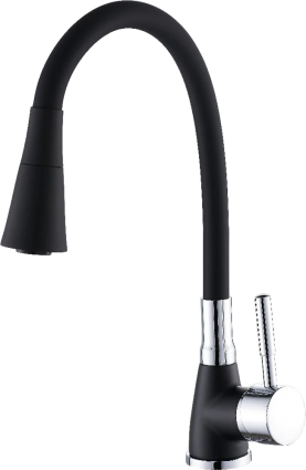 Смеситель для кухни Potato P284 P36284-6 черный