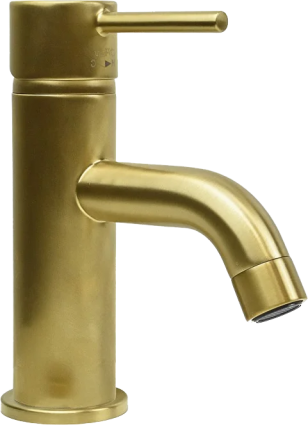 Смеситель для раковины Paini Cox 78PJ205 матовое золото PVD
