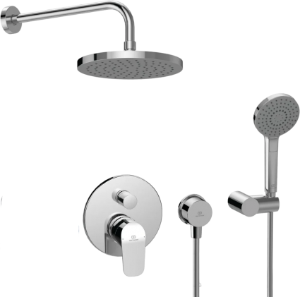 Душевой комплект Ideal Standard Ceraflex хром, С ВНУТРЕННЕЙ ЧАСТЬЮ