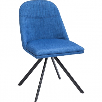 Стул KARE DESIGN Palm Springs синего цвета