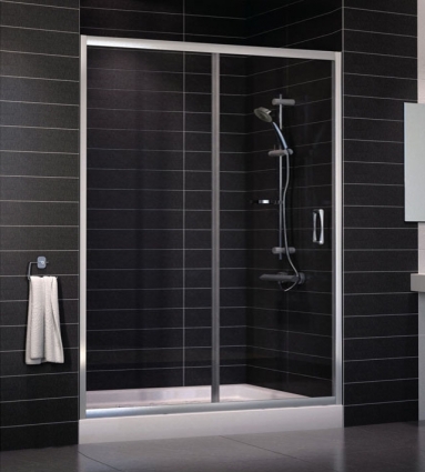 Душевая дверь в нишу Vegas Glass ZP 0150 08 01 стекло прозрачное, 150
