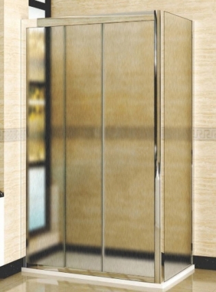 Душевой уголок RGW Classic CL-40 (1110-1160)х800 профиль хром, стекло шиншилла