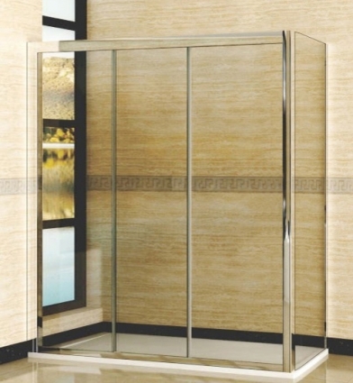 Душевой уголок RGW Classic CL-40 (1510-1560)х700 профиль хром, стекло чистое
