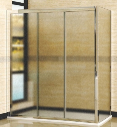 Душевой уголок RGW Classic CL-40 (1510-1560)х800 профиль хром, стекло шиншилла