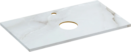 Столешница Cersanit Stone Aura 80 светло-серая сатиновая
