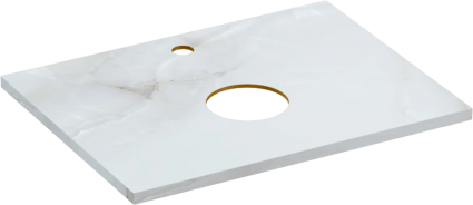 Столешница Cersanit Stone Aura 60 светло-серый сатиновый