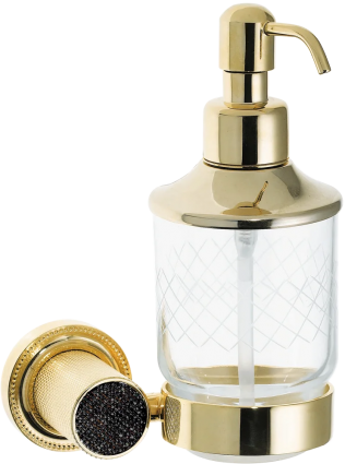 Дозатор Boheme Royal Cristal Black Gold подвесной