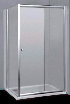 Душевой уголок RGW Classic CL-45 (1410-1460)x1000x1850 профиль хром, стекло шиншилла