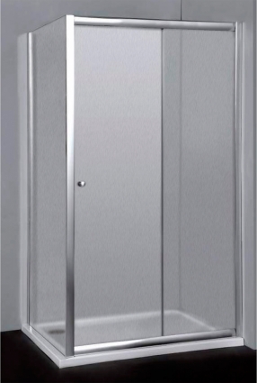 Душевой уголок RGW Classic CL-45 (1410-1460)x700x1850 профиль хром, стекло шиншилла