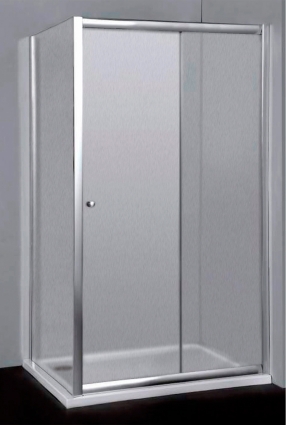 Душевой уголок RGW Classic CL-45 (1410-1460)x800x1850 профиль хром, стекло шиншилла