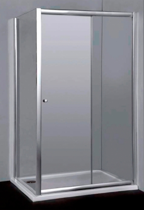 Душевой уголок RGW Classic CL-45 (1510-1560)x800x1850 профиль хром, стекло чистое