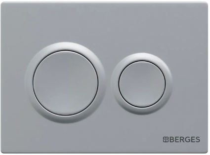 Кнопка смыва Berges Novum O2 хром матовый