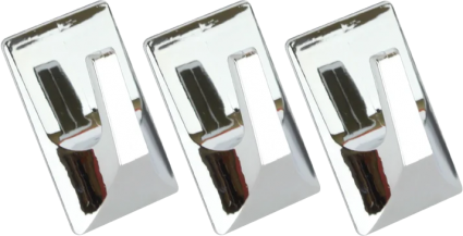 Крючок Kleber KLE-SG002 3 шт, 5 см, хром