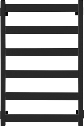 Полотенцесушитель водяной Secado Комано 1 80x50, черный матовый