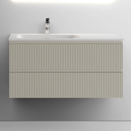 Тумба с раковиной Sancos Snob T 100 см, L, beige soft