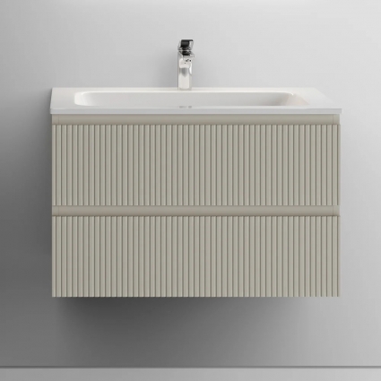 Тумба с раковиной Sancos Snob T 80 см, beige soft