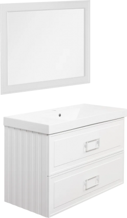 Мебель для ванной La Fenice Cubo Twin 100 белая