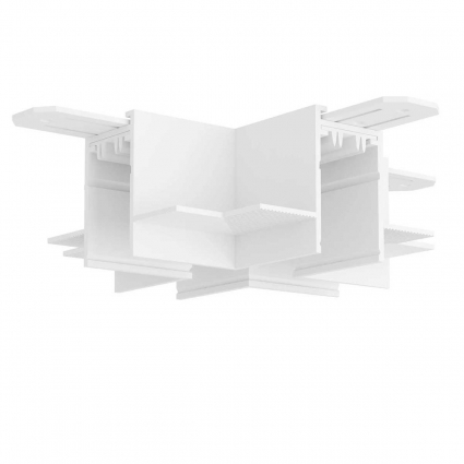 Коннектор X-образный Denkirs Smart TR2114-WH