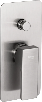 Смеситель для ванны с душем Remer Absolute AU09KBNP никель брашированный