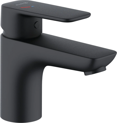 Смеситель для раковины Kludi Pure&Style 403893975 черный матовый
